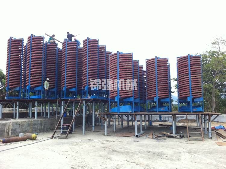 螺旋溜槽安裝不平整 螺旋溜槽安裝不平整